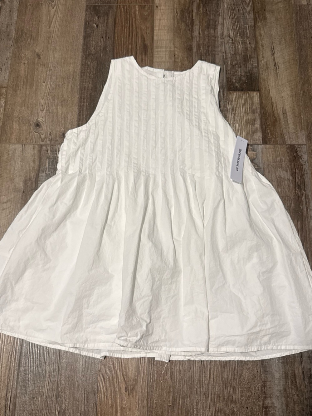 Dreamboat Pleated Mini Dress White from Princess Polly - Picture 2 of 4